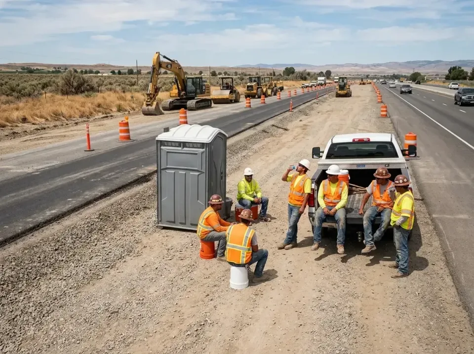 highway-road-construction-crew-007 — frequently asked questions, Porta Potty and Restroom Rentals in Roselawn, IN